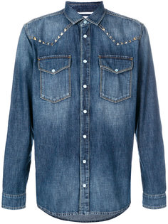джинсовая рубашка Rockstud Valentino