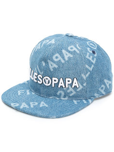 logo denim cap  Filles A Papa