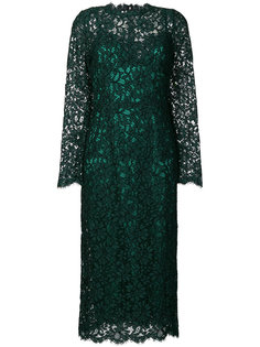 кружевное платье с длинными рукавами  Dolce &amp; Gabbana