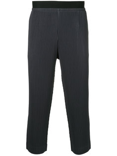 укороченные текстурированные брюки Homme Plissé Issey Miyake