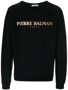 толстовка с логотипом  Pierre Balmain