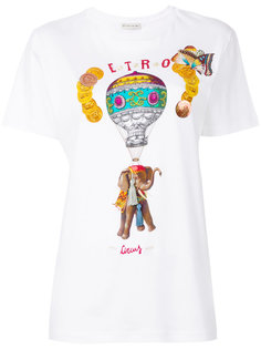 футболка с принтом  Etro