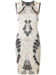 платье с симметричным принтом Just Cavalli