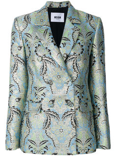 жаккардовый пиджак MSGM