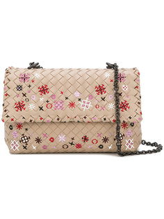 сумка на плечо с цветочной вышивкой Bottega Veneta