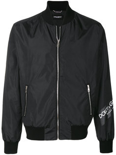 куртка-бомбер с логотипом Dolce &amp; Gabbana