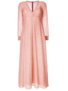 блестящее платье в горох  Red Valentino