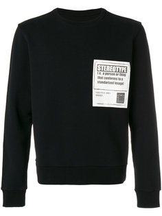 свитер с надписью Stereotype Maison Margiela