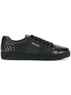 кеды с рельефной отделкой Prada