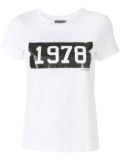 футболка с принтом 1978 Calvin Klein Jeans