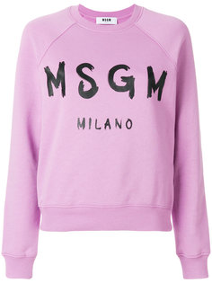 толстовка с логотипом  MSGM