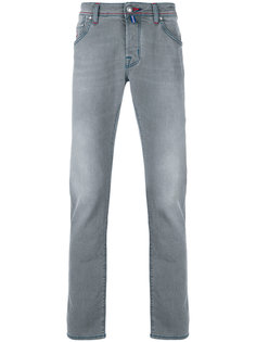 прямые джинсы с потертостями Jacob Cohen