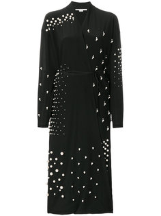 декорированное длинное платье  Stella McCartney