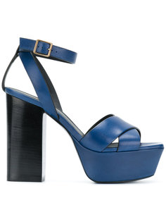 босоножки с перекрещивающимися ремешками Farrah 80 Saint Laurent