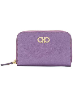 визитница на молнии double Gancio Salvatore Ferragamo