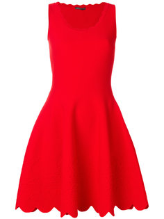 платье с отделкой фестонами Alexander McQueen