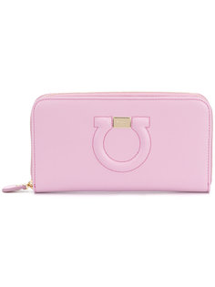 кошелек с тисненым логотипом Salvatore Ferragamo
