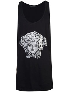 майка с декором Medusa Versace