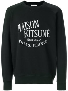 толстовка с принтом логотипа Maison Kitsuné