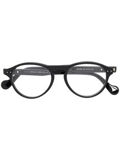 очки в круглой оправе Moncler Eyewear