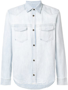 джинсовая рубашка с карманами спереди Maison Margiela