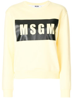 толстовка с логотипом  MSGM