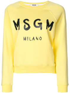 толстовка с логотипом  MSGM