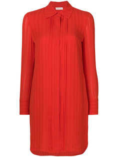 плиссированное платье-рубашка  Tory Burch
