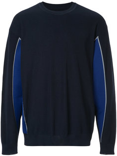 panelled crew-neck jumper  08Sircus