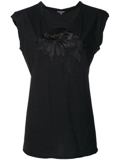 футболка с вышивкой Ann Demeulemeester