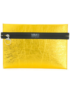 клатч с контрастной окантовкой Mm6 Maison Margiela