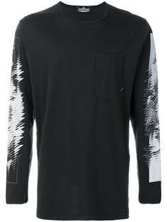 graphic print long sleeve top Stone Island Shadow Project