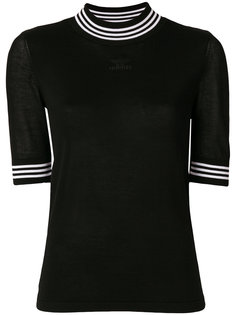 футболка с контрастной окантовкой Adidas