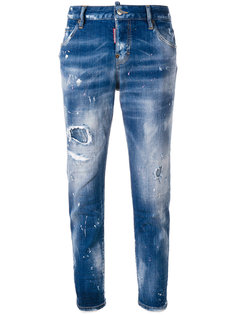 джинсы Cool Girl с потертой отделкой Dsquared2