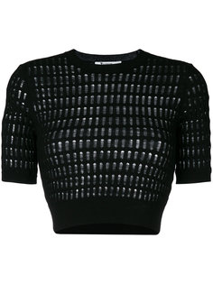 укороченные вязаный топ Alexander Wang