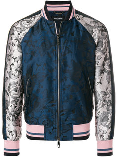 куртка-бомбер с цветочным принтом Dolce &amp; Gabbana