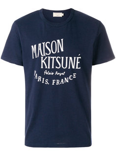 футболка с принтом-логотипом Maison Kitsuné
