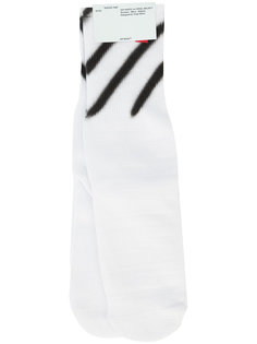 носки с принтом Diagonals Off-White