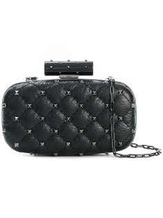 клатч с шипами Rockstud Valentino