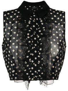 топ мини Pois Elisabetta Franchi