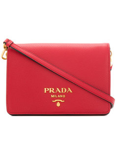сумка на плечо с логотипом Prada