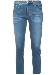 укороченные облегающие джинсы Ag Jeans