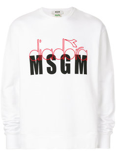 толстовка с логотипом MSGM