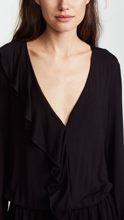 Eberjey Ivy Flounce Long Sleeve Teddy