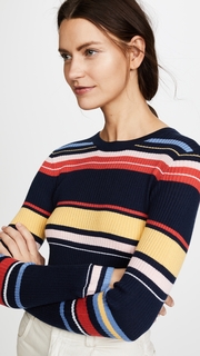 FRAME Panel Stripe Long Sleeve Top