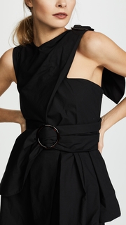 Isa Arfen Asymmetrical Draped Top