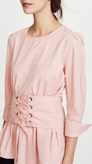 J.O.A. Ballet Corset Tee
