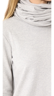 Norma Kamali Oversized Turtleneck Top