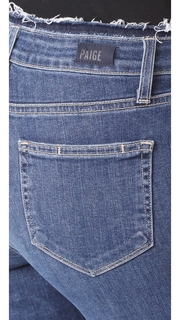 PAIGE Frayed Hoxton Ankle Peg Jeans