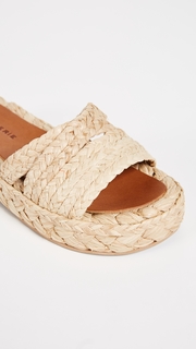 Robert Clergerie Idalie Raffia Sandals